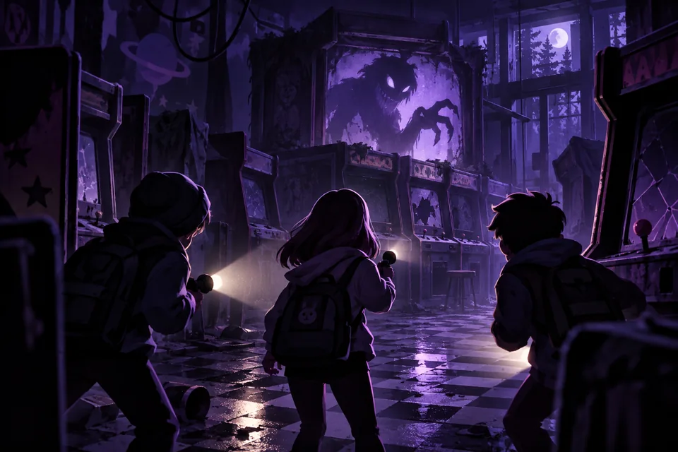 Ilustração conceitual: Terror com a turma