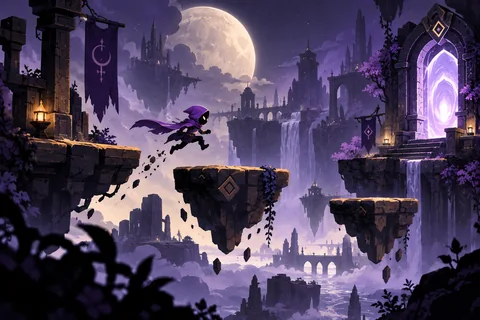 Ilustração conceitual: Plataforma 2D original
