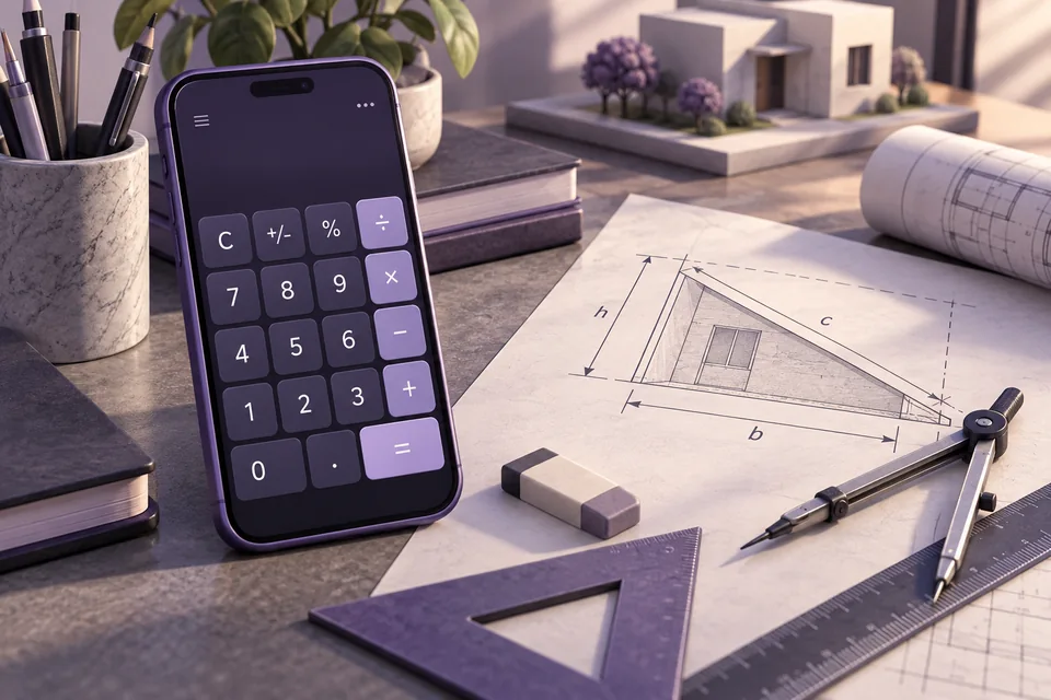Ilustração conceitual: Calculadora especializada